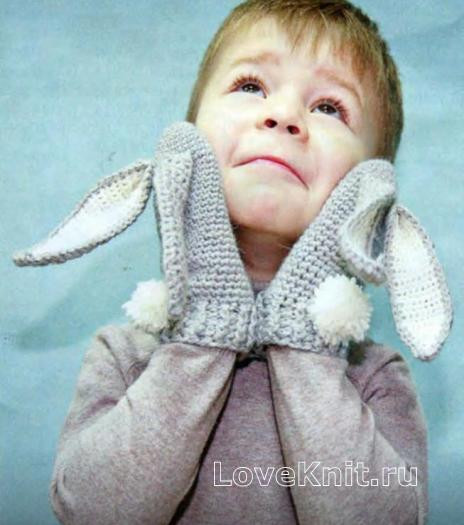 ​Crochet Bunny Mitts