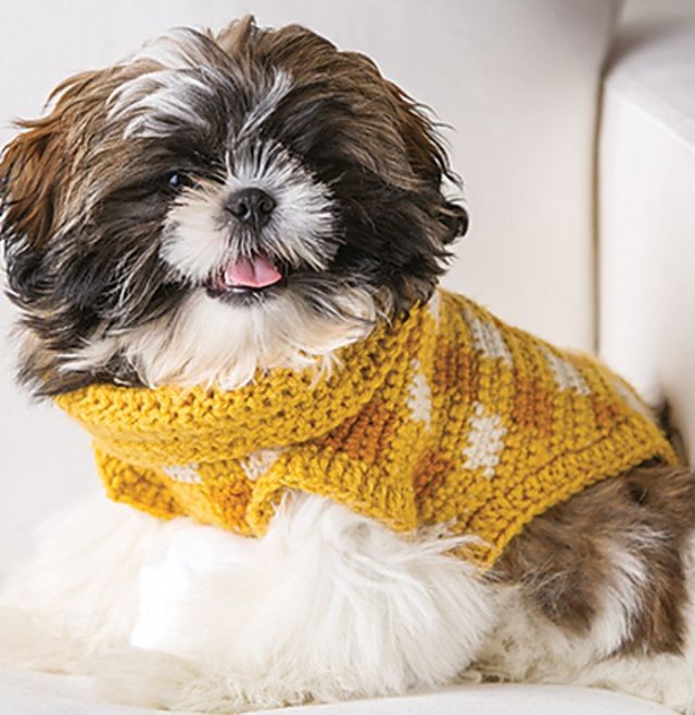 Inspiration. Crochet Dog's Sweaters.