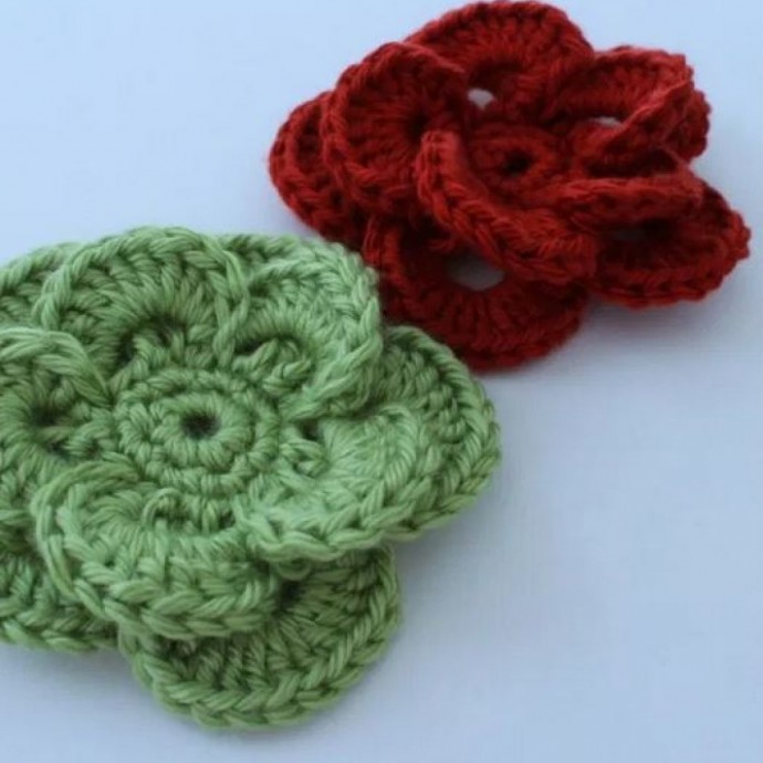 Inspiration. Crochet Flowers.