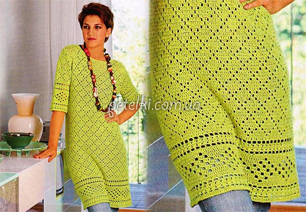 ​Nice Crochet Dress With Cording