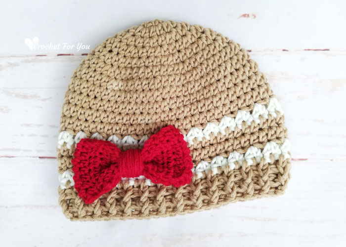 ​Crochet Gingerbread Hat
