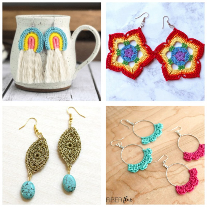 Inspiration. Crochet Earrings.