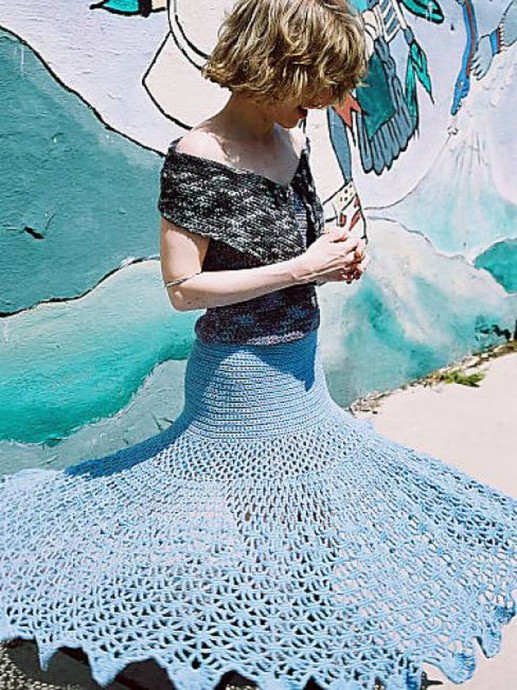 Inspiration. Crochet Skirts.