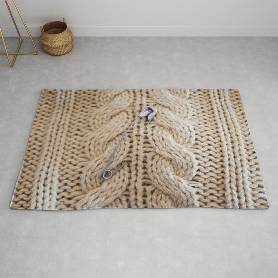 Inspiration. Knit Rugs.