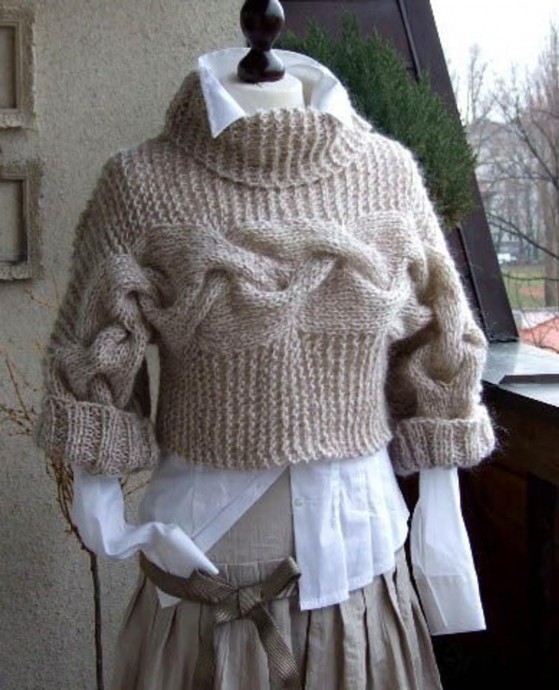 Inspiration. Knit Shrugs.