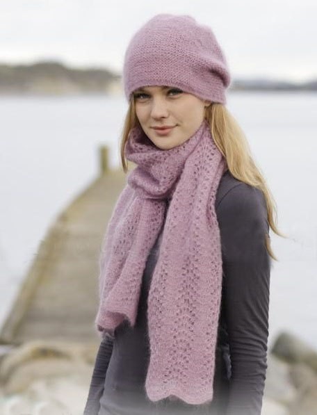 Complete Guide to Knitting a Mohair and Silk Scarf: Instructions and Materials