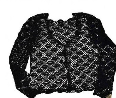 ​Black Crochet Jacket