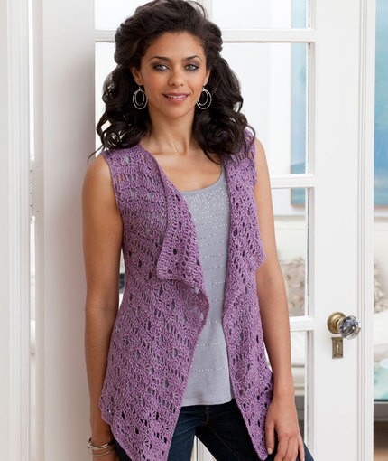 Inspiration. Crochet Vests.