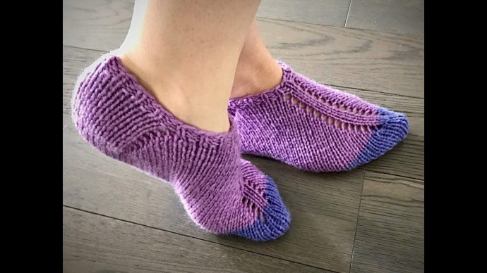 Inspiration. Knit Slippers.