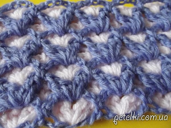 Two-Coloured Crochet Stitch