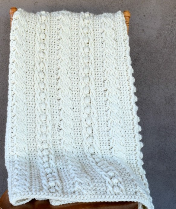 Helping our users. Crochet Cable Afghan. – FREE CROCHET PATTERN ...