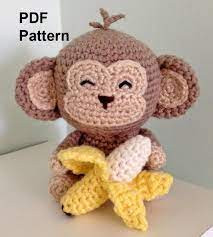 Inspiration. Crochet Amigurumi Monkeys.