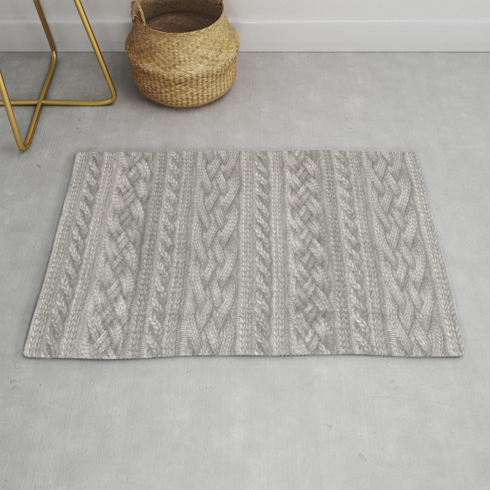 Inspiration. Knit Rugs.