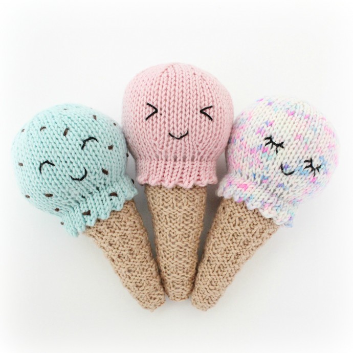 Knit Ice-Cream Toy