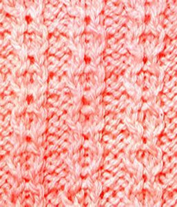 Knit Stripes of Chains Pattern