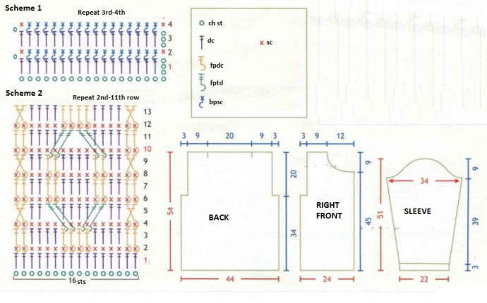 Complete Guide to Crochet Sweater Instructions with Materials and Sizes