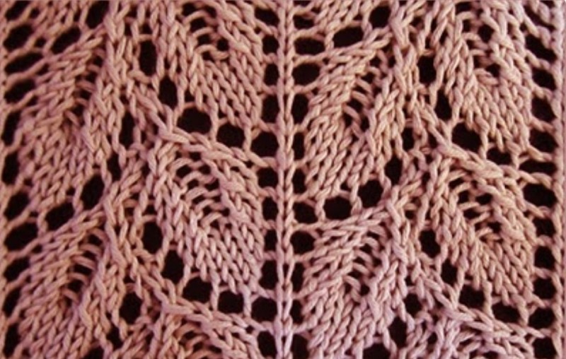 ​Drooping Elm Knit Stitch