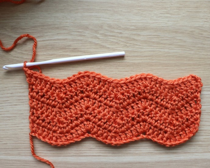 Helping our users. ​Ripple Crochet Stitch.