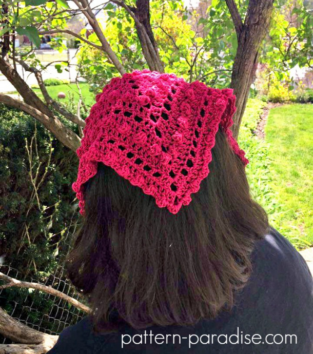 Inspiration. Crochet Bandanas.