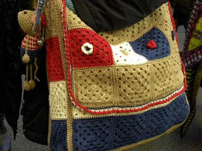Inspiration. Crochet Postman Bags.