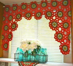 Inspiration. Crochet Curtains.