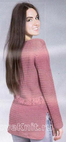 Detailed Crochet Pattern for a Stylish Garment Using Pink Yarn and Butterfly Elements Detailed Crochet Pattern for a Stylish Garment Using Pink Yarn and Butterfly Elements