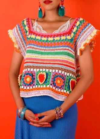 Helping our users. Granny Square Blouse. Helping our users. Granny Square Blouse.