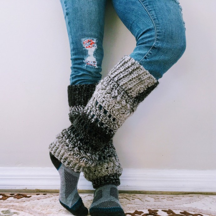 Inspiration. Crochet Leg-Warmers.