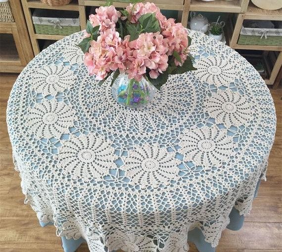 Inspiration. Crochet Table Cloths.