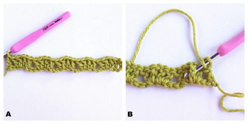 ​Reversible V-Stitch Waffle Crochet Pattern