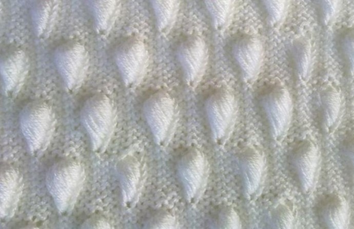 Almond Knit Stitch Almond Knit Stitch
