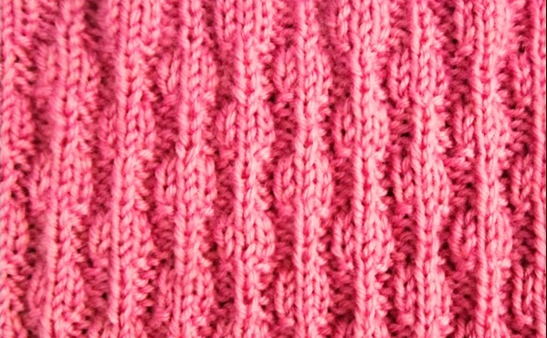 Beads Rib Knit Stitch