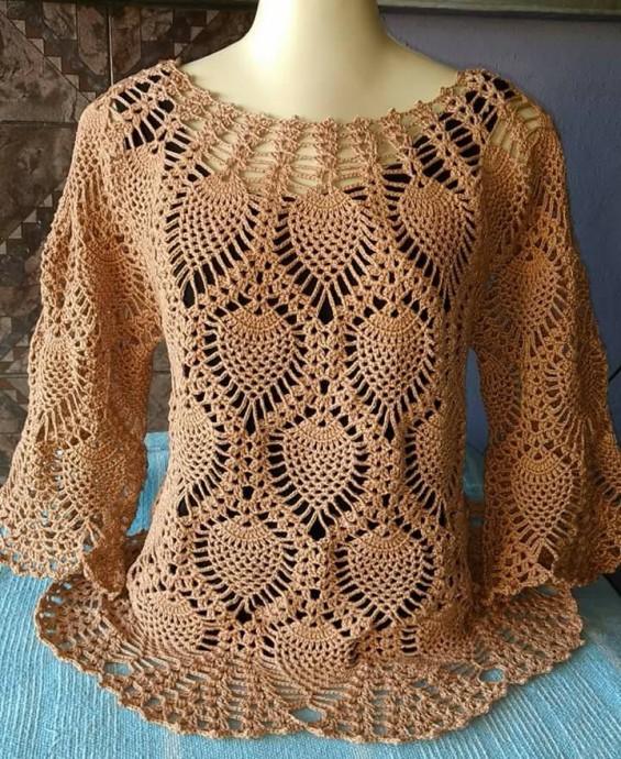 Inspiration. Crochet Blouses.