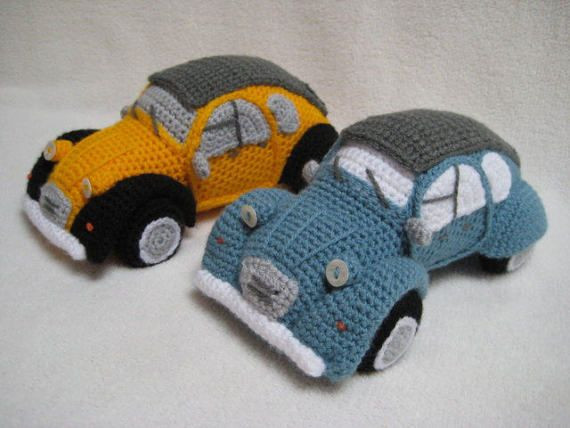 Inspiration. Crochet Cars.