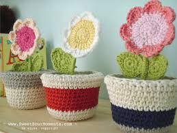 Inspiration. Crochet Garden Decroations.