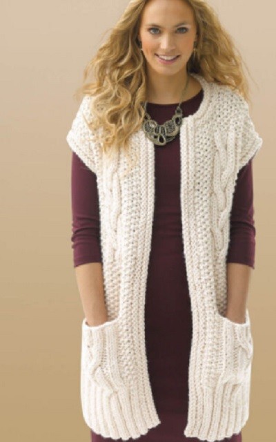 Helping our users. Cable Vest with Pockets. Helping our users. Cable Vest with Pockets.