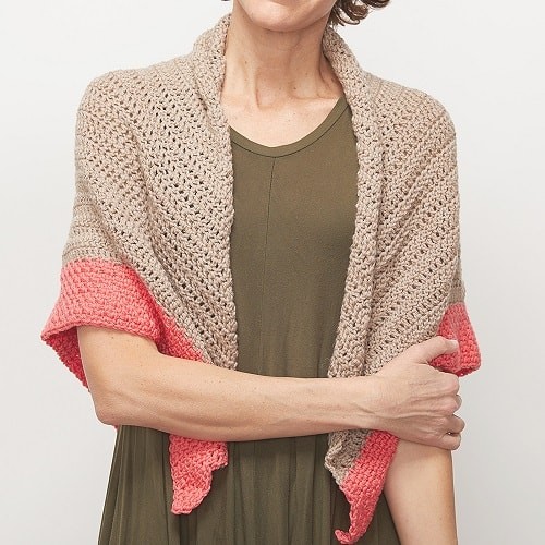 Helping our users. ​Simple Crochet Shawl.
