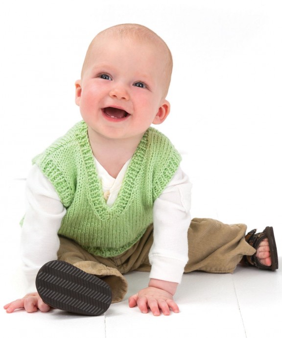 Inspiration. Knit Boy's Vests.