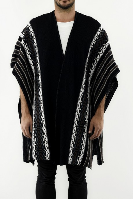 Inspiration. Men's Knit Poncho.