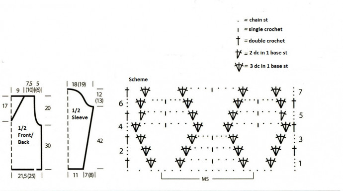 Detailed Guide on How to Crochet a Stylish Blue Mélange Yarn Top with Flower Patterns Detailed Guide on How to Crochet a Stylish Blue Mélange Yarn Top with Flower Patterns