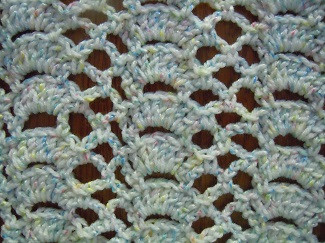 ​Relief Crochet Fans Stitch