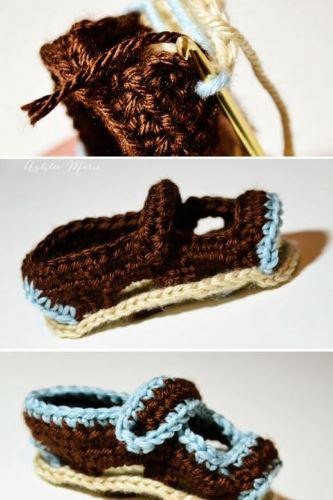 ​Crochet Baby Boy Sandals