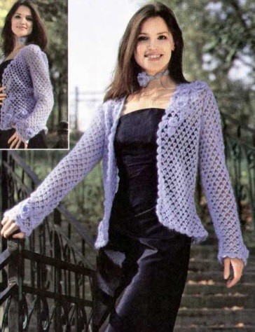 ​Crochet Mohair Jacket