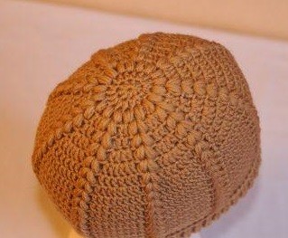 Beige Crochet Hat