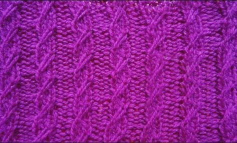 Cables Imitation Knit Stitch Cables Imitation Knit Stitch