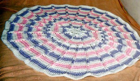 Crochet Round Throw