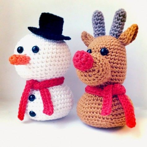 Inspiration. Christmas Amigurumi.