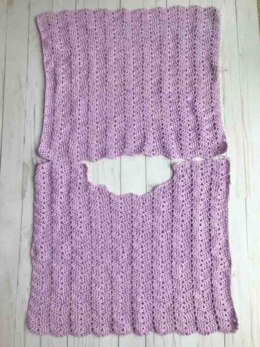 Helping our users. ​Crochet Lavender Pullover.