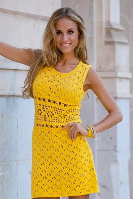 Inspiration. Crochet Dresses.