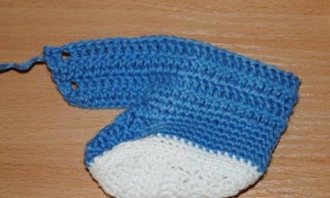 Crochet Booties with Ridges